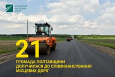 21 громада вже долучилась до відновлення доріг