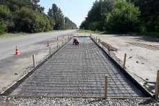 На дорозі М-22-Соснівка-Кременчук-Горішні Плавні будують майданчик для вагового контролю